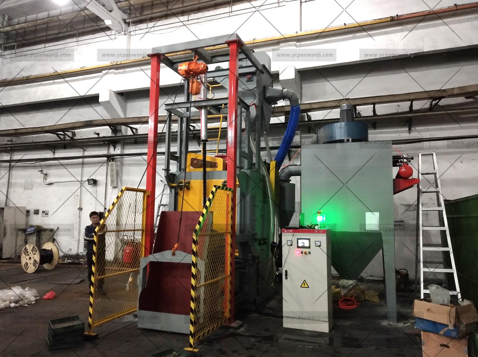 江蘇拋丸機(jī)除銹設(shè)備 1 Q3210/3212履帶式拋丸機(jī)自動(dòng)上下料 1